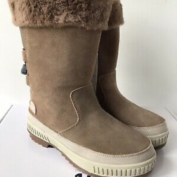 Pajar 🇨🇦 Genuine leather impermeable & waterproof Barb -Boot Taupe boots M 37 - Picture 8 of 9